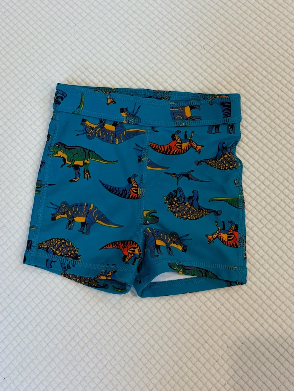 Hanna Andersson Dinosaur Print  lToddler Swim Shorts